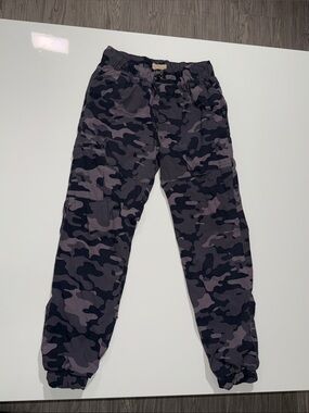 Weatherproof Kids Black & Gray Camo Cargo Joggers